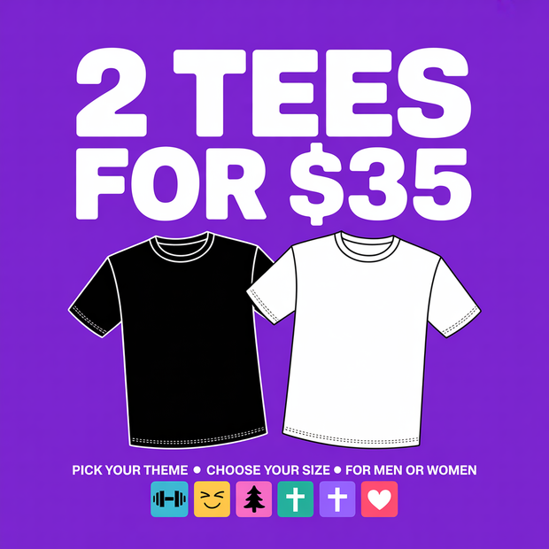 Build-Your-Own Tee Bundle — 2 for $35